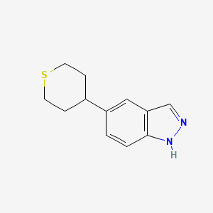 5-(Tetrahydro-thiopyran-4-YL)-1H-indazole