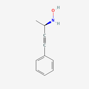 molecular formula C10H11NO B14238342 (2R)-N-Hydroxy-4-phenylbut-3-yn-2-amine CAS No. 497155-90-5