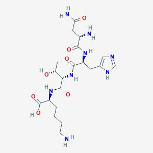 L-Asparaginyl-L-histidyl-L-threonyl-L-lysine