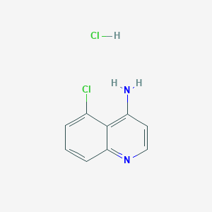 molecular formula C9H8Cl2N2 B1423838 盐酸 5-氯喹啉-4-胺 CAS No. 114306-26-2