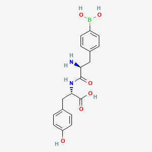 4-Borono-L-phenylalanyl-L-tyrosine