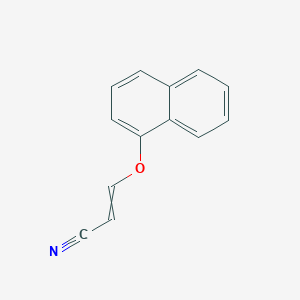 molecular formula C13H9NO B14238398 3-[(Naphthalen-1-yl)oxy]prop-2-enenitrile CAS No. 388577-34-2