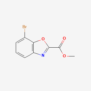 molecular formula C9H6BrNO3 B1423841 Methyl 7-bromobenzo[d]oxazole-2-carboxylate CAS No. 954239-78-2
