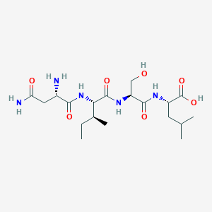 L-Asparaginyl-L-isoleucyl-L-seryl-L-leucine