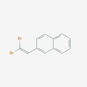 molecular formula C12H8Br2 B14238430 2-(2,2-Dibromoethenyl)naphthalene CAS No. 218902-65-9