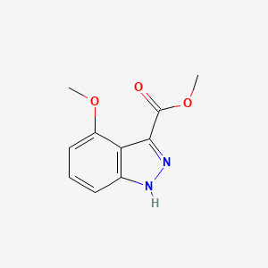 molecular formula C10H10N2O3 B1423844 4-メトキシ-1H-インダゾール-3-カルボン酸メチル CAS No. 865887-07-6