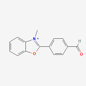 2-(4-Formylphenyl)-3-methyl-1,3-benzoxazol-3-ium