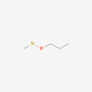 molecular formula C4H10OSi B14238513 Methyl-propoxysilane 