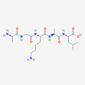 L-Alanylglycyl-L-lysyl-L-alanyl-L-leucine