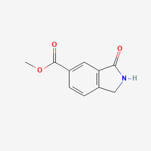 molecular formula C10H9NO3 B1423852 Methyl 3-oxoisoindoline-5-carboxylate CAS No. 954239-52-2