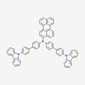 N,N-Bis[4'-(9H-carbazol-9-yl)[1,1'-biphenyl]-4-yl]perylen-3-amine