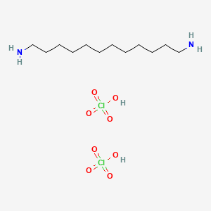 Dodecane-1,12-diamine;perchloric acid