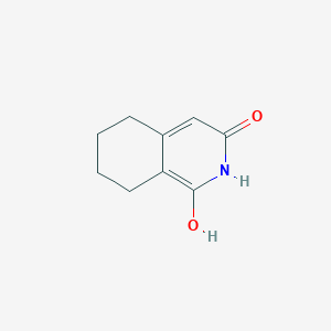 molecular formula C9H11NO2 B1423858 5,6,7,8-Tetrahydroisoquinoline-1,3-diol CAS No. 36556-02-2