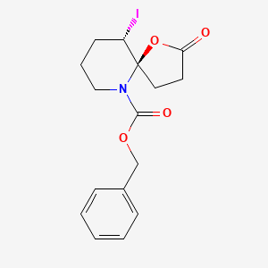 benzyl (5R,6S)-6-iodo-2-oxo-1-oxa-10-azaspiro[4.5]decane-10-carboxylate