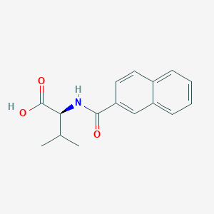 molecular formula C16H17NO3 B14238614 N-(Naphthalene-2-carbonyl)-L-valine CAS No. 215096-73-4