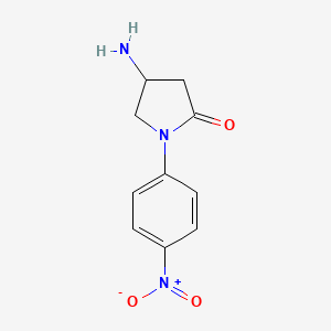 4-Amino-1-(4-nitrophenyl)pyrrolidin-2-one