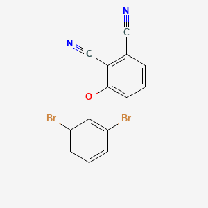 molecular formula C15H8Br2N2O B14238671 3-(2,6-Dibromo-4-methylphenoxy)benzene-1,2-dicarbonitrile CAS No. 594823-65-1