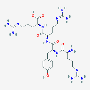 N~5~-(Diaminomethylidene)-L-ornithyl-L-tyrosyl-N~5~-(diaminomethylidene)-L-ornithyl-N~5~-(diaminomethylidene)-L-ornithine