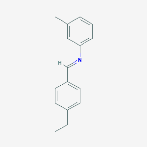 (Z)-1-(4-Ethylphenyl)-N-(3-methylphenyl)methanimine