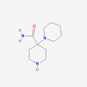 molecular formula C11H21N3O B142387 (1,4'-Bipiperidine)-4'-carboxamide CAS No. 39633-82-4