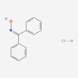 molecular formula C13H12ClNO B14238706 N-benzhydrylidenehydroxylamine;hydrochloride CAS No. 403642-22-8