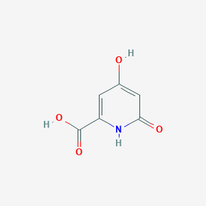 molecular formula C6H5NO4 B1423872 4,6-Dihydroxypyridine-2-carboxylic acid CAS No. 27347-88-2