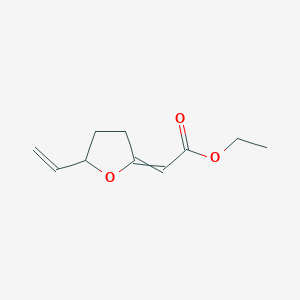 Ethyl (5-ethenyloxolan-2-ylidene)acetate