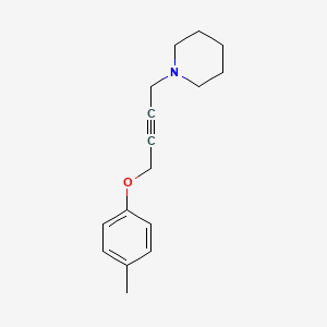 1-[4-(4-Methylphenoxy)but-2-yn-1-yl]piperidine