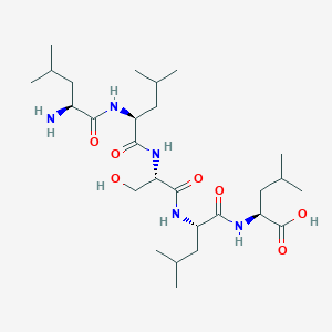 L-Leucine, L-leucyl-L-leucyl-L-seryl-L-leucyl-