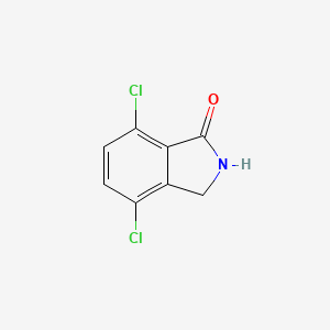molecular formula C8H5Cl2NO B1423881 4,7-二氯-异吲哚啉-1-酮 CAS No. 954239-40-8