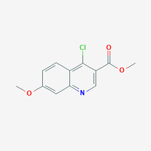molecular formula C12H10ClNO3 B1423882 甲基4-氯-7-甲氧基喹啉-3-羧酸酯 CAS No. 1123169-50-5