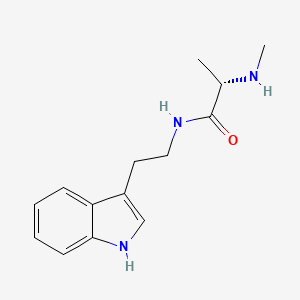 N-[2-(1H-Indol-3-yl)ethyl]-N~2~-methyl-L-alaninamide