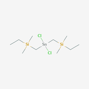 [(Dichlorostannanediyl)bis(methylene)]bis[ethyl(dimethyl)silane]