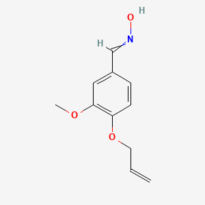 molecular formula C11H13NO3 B14238870 Benzaldehyde, 3-methoxy-4-(2-propenyloxy)-, oxime CAS No. 432518-52-0