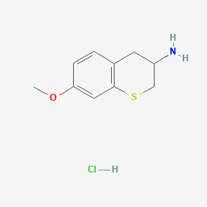 B1423888 7-Methoxy-thiochroman-3-ylamine hydrochloride CAS No. 1303968-11-7
