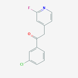 1-(3-Chlorophenyl)-2-(2-fluoro-4-pyridyl)ethanone