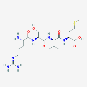 N~5~-(Diaminomethylidene)-L-ornithyl-L-seryl-L-valyl-L-methionine