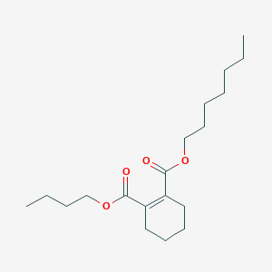 molecular formula C19H32O4 B14238984 Butyl heptyl cyclohex-1-ene-1,2-dicarboxylate CAS No. 318277-16-6