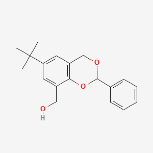 (6-tert-Butyl-2-phenyl-2H,4H-1,3-benzodioxin-8-yl)methanol