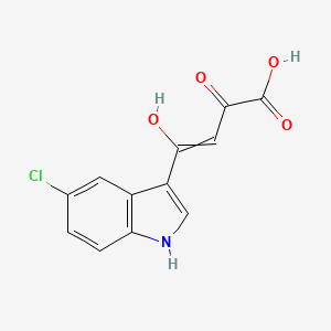 4-(5-chloro-1H-indol-3-yl)-4-hydroxy-2-oxobut-3-enoic acid