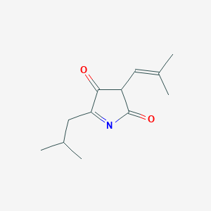 3-(2-Methylprop-1-en-1-yl)-5-(2-methylpropyl)-2H-pyrrole-2,4(3H)-dione