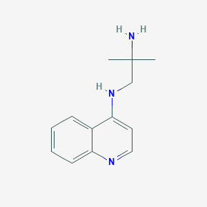 1,2-Propanediamine, 2-methyl-N1-4-quinolinyl-