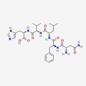 L-Histidine, L-asparaginyl-L-phenylalanyl-L-leucyl-L-valyl-