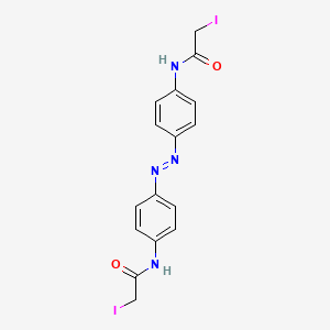 N,N'-[(E)-Diazenediyldi(4,1-phenylene)]bis(2-iodoacetamide)