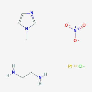 molecular formula C6H14ClN5O3Pt B142391 Cedmi-Pt(II) nitrate CAS No. 158366-92-8