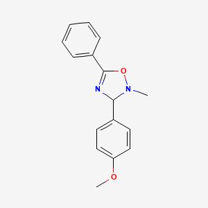 3-(4-Methoxyphenyl)-2-methyl-5-phenyl-2,3-dihydro-1,2,4-oxadiazole