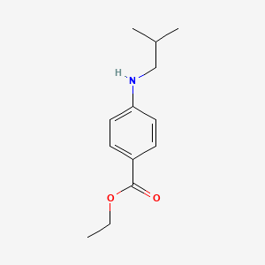 Benzoic acid, 4-[(2-methylpropyl)amino]-, ethyl ester