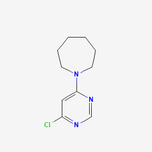 molecular formula C10H14ClN3 B1423923 1-(6-Chloro-4-pyrimidinyl)azepane CAS No. 1220033-18-0