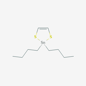 molecular formula C10H20S2Sn B14239246 2,2-Dibutyl-2H-1,3,2-dithiastannole CAS No. 208466-96-0