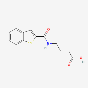 4-[(1-Benzothiophene-2-carbonyl)amino]butanoic acid